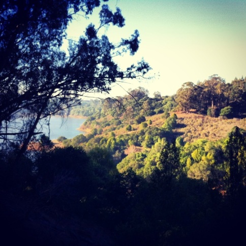 View from Two Rocks Trail at Lake Chabot.